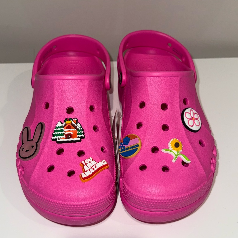 Crocs Baya Platform Clog in Pink